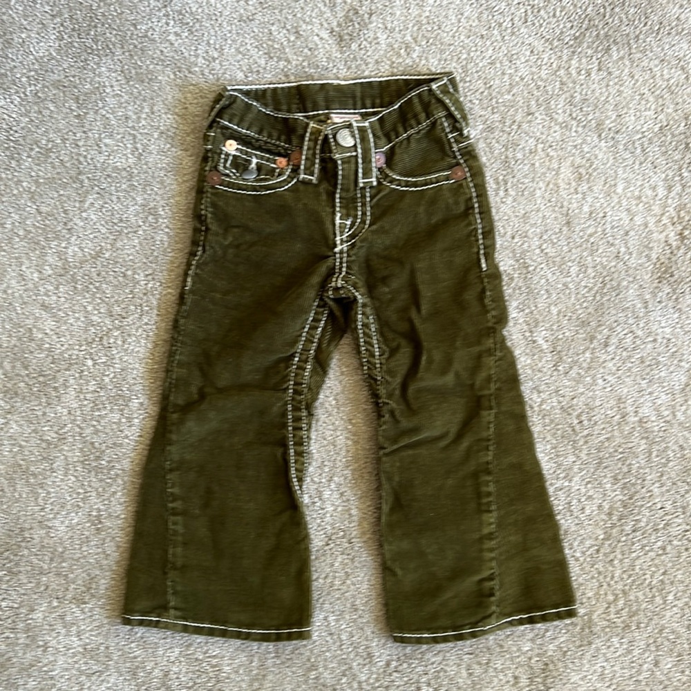 2T --True Religion Corduroy Pants